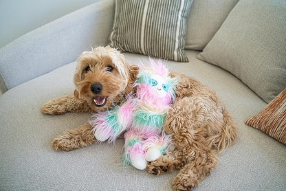 Flourish Pets 3 in 1 Multi-Layer Chew Toy for Active Dogs | Non-Toxic BPA Free Double Stitched Soft Fabric Exterior Dog Toys | Long-Lasting Dog Plush Toys – Sloth Large 5"