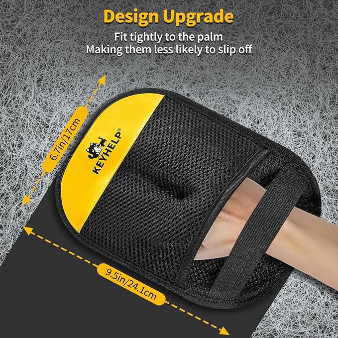KEYHELP Pet Hair Removal Glove for Dogs & Cats, Newly Upgraded Reusable Electrostatic Pet Hair Glove, Pet Hair Remover Tool for Clothing, Couch, Bed, Carpet, Car Seat