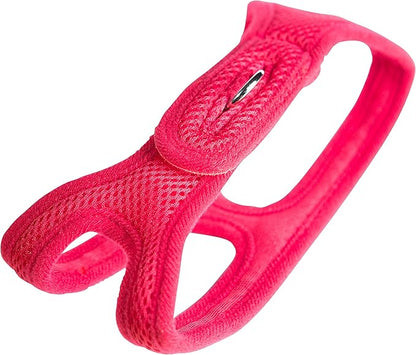 ChokeFree Velpro Mesh Pet Shoulder Harness Collar, 19"-20", Red