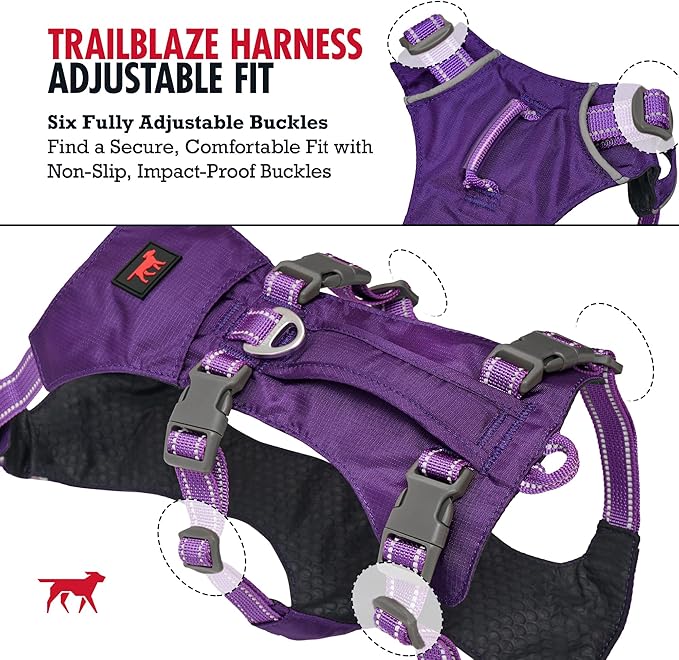 Tuff Pupper Escape Proof Dog Harness for Small Dogs | No Pull Lightweight Adjustable Harness | No Escape Multifunctional Outdoor Pet Gear | Strong Durable Breathable | Secure Comfortable Fit