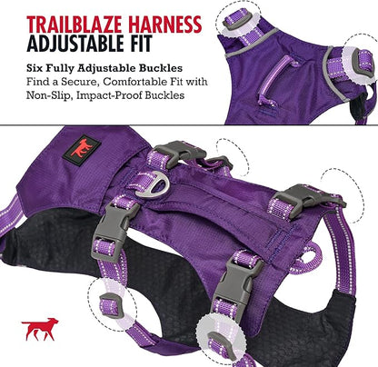 Tuff Pupper Escape Proof Dog Harness for Small Dogs | No Pull Lightweight Adjustable Harness | No Escape Multifunctional Outdoor Pet Gear | Strong Durable Breathable | Secure Comfortable Fit