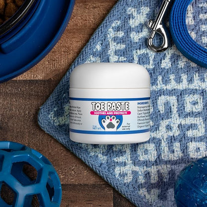 Squishface Toe Paste - Dog Paw Balm, Dog Paw Yeast Care, Soothing Dog Paw Cream for Happy, Healthy Paws! 2oz.