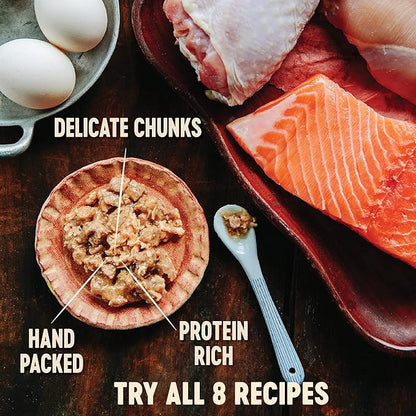 Wellness CORE Signature Selects Chunky Adult Wet Cat Food, Natural, Protein-Rich, Grain Free, 2.8 Ounce, 12 Pack (Beef & Chicken)