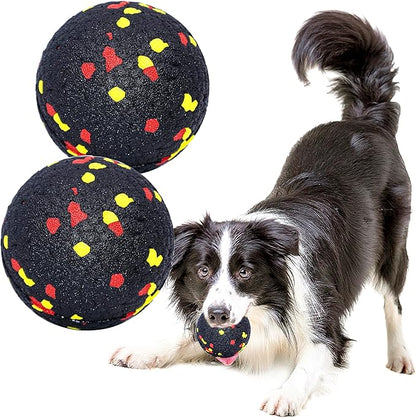 LIEVUIKEN Dog Balls Toys for Aggressive Chewers, Indestructible Durable Bouncy Floating Balls for Dogs to Fetch, Durable Solid Rubber Ball for Training Dog(2 Pack)