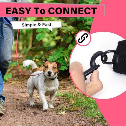 Waterproof Dog Leash 10ft, 16ft, 30ft, 50ft PVC Recall Long Line Dog Leash Beach Swimming Tracking Training Dogs Lead for Pet, Medium and Large Dogs