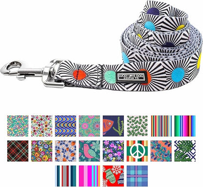 Lucky Love Dog Leash – Soft, Durable, and Comfortable Leash with Vibrant Patterns – Stylish and Long Lasting for Large Male and Female Dogs – SOCO, Large