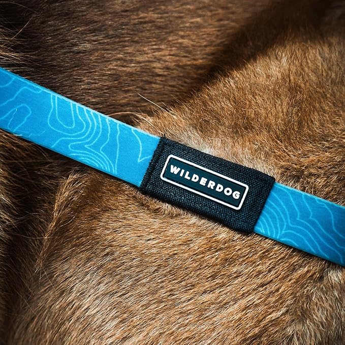 Wilderdog Waterproof Dog Leash - Repels Water & Dirt - Pacific Blue