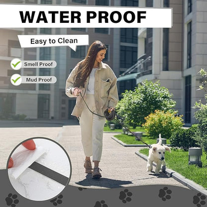 Waterproof Dog Leash 10ft, 16ft, 30ft, 50ft PVC Recall Long Line Dog Leash Beach Swimming Tracking Training Dogs Lead for Pet, Medium and Large Dogs