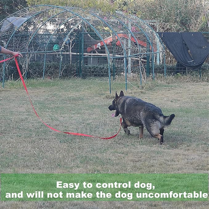 Siumouhoi Strong Durable 6 ft Nylon Dog Training Leash, 1 Inch Wide Traction Rope, for Small and Medium Dog (Military Green, 6 Feet)