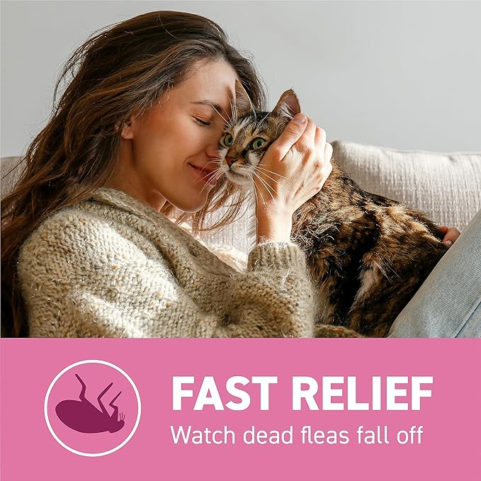 Capstar (nitenpyram) Cat Flea Treatment, Fast-Acting Oral Flea Treatment for Cats 2-25 lbs, Vet-Recommended Medication Tablets Start Killing in 30 Minutes, 6 Doses