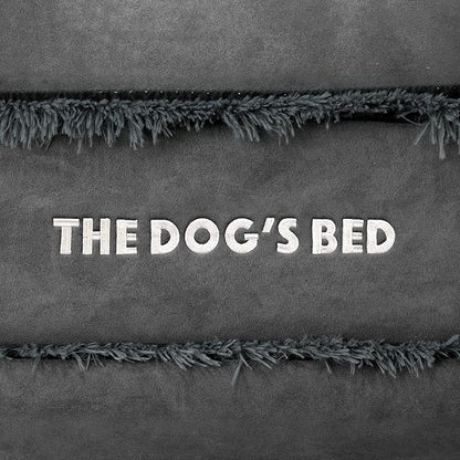 The Dog’s Bed Orthopedic Memory Foam Dog Bed, XXL Grey Fur, Pain Relief for Arthritis, Hip & Elbow Dysplasia, Post Surgery, Lameness Supportive, Calming, Waterproof Washable Cover, Veterinary Approved