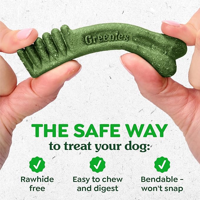 Greenies Veterinarian-Recommended Adult Natural Dental Dog Treats Regular Size, Original Flavor, 3 oz. Pack, 3 Count