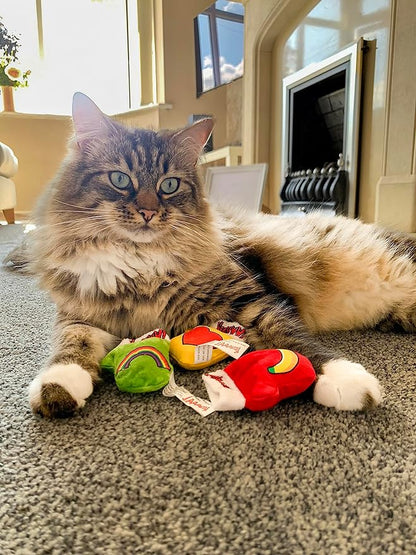 Yeowww! Catnip Kitten Mittens 3-Pack Cat Toy
