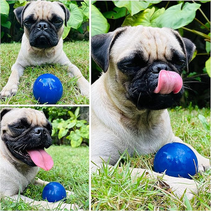 SuperChewer Tough Dog Ball Toy | Lifetime Replacement | Strong Natural Rubber | Great Dog Fetch Toy | Chew Toys for Dogs | Ultra Durable Chew Toys for Aggressive Chewers | Large Breed Tested