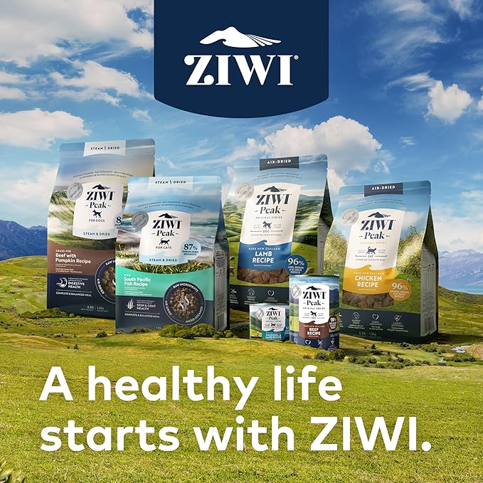 ZIWI Peak Lamb Dry Dog Food Bundle- Steam & Dried Lamb w/Vegetables (28.8oz) + Air-Dried Lamb (16oz)