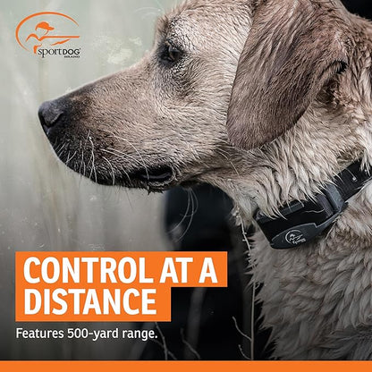 SportDOG FieldTrainer 425XS - Remote Trainer Designed for Off-Leash Control & Training - for Stubborn Dogs - 500-Yard Range - Waterproof - Quick-Charge Collar - Static, Tone, & Vibration