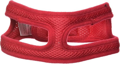 ChokeFree Velpro Mesh Pet Shoulder Harness Collar, 15"-16", Red