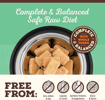 Primal Freeze Dried Dog Food Nuggets, Chicken, Complete & Balanced Meal, Also Use as Topper or Treat, Premium, Healthy, Grain Free, High Protein Raw Dog Food, 14 oz (Pack of 4)