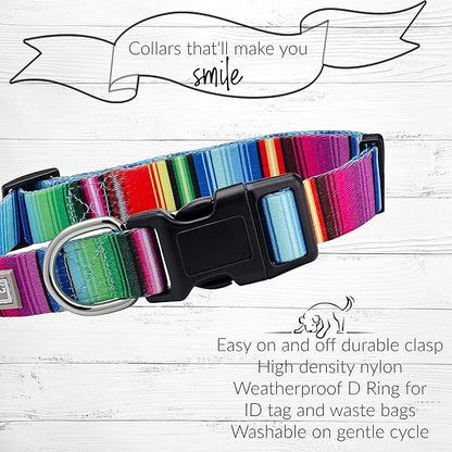 Lucky Love Dog - Adjustable Dog Collar and Leash Set with Easy Click Buckle for Small Dogs, Durable, & Comfortable Collar for Male & Female Dogs, Puppies & Adult Ones - Nacho Combo, XS