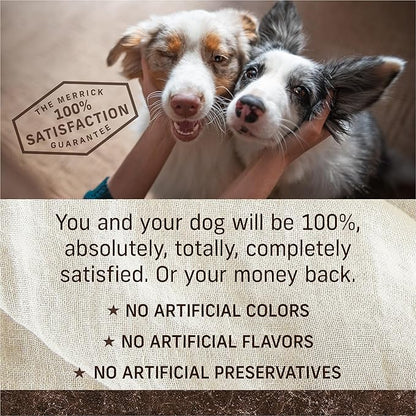 Merrick Premium Grain Free Dry Adult Dog Food, Wholesome And Natural Kibble, Real Texas Beef And Sweet Potato - 10.0 lb. Bag