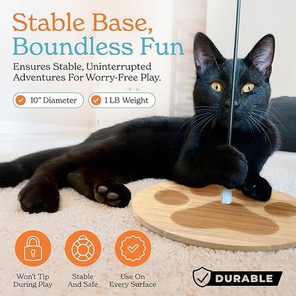 GADGETSOLOGY 9pcs Interactive Cat Toys for Indoor Cats Suction Cup Cat Toys for Indoor Cats Bird Hunting Slefplay Simulation for Kitten Flying Bird Toy Feather Wand Attachments