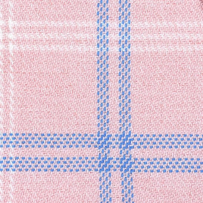GAMUDA Small Dog Harness Collar and Leash Set, Step in No Chock No Pull Soft Mesh Adjustable Dog Vest Harnesses Plaid Reflective for Dogs Puppy Cats Kitten Rabbit (Pink, L)