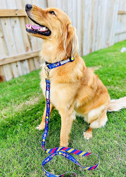 Lucky Love Dog - Adjustable Dog Collar with Easy Click Buckle for Large Ones, Durable, & Comfortable for Male & Female Dogs, Pet Collar for Puppies & Adult Dogs - Mackey, Large