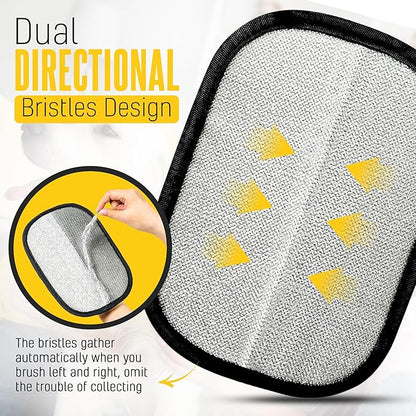 New 2pcs Pet Hair Removal Gloves for Cats & Dogs | Five-Finger Electrostatic Magic Brush for Effortless Pet Hair Remover | Carpet, Sofa, Clothing, Laundry, Couch, Car Seat