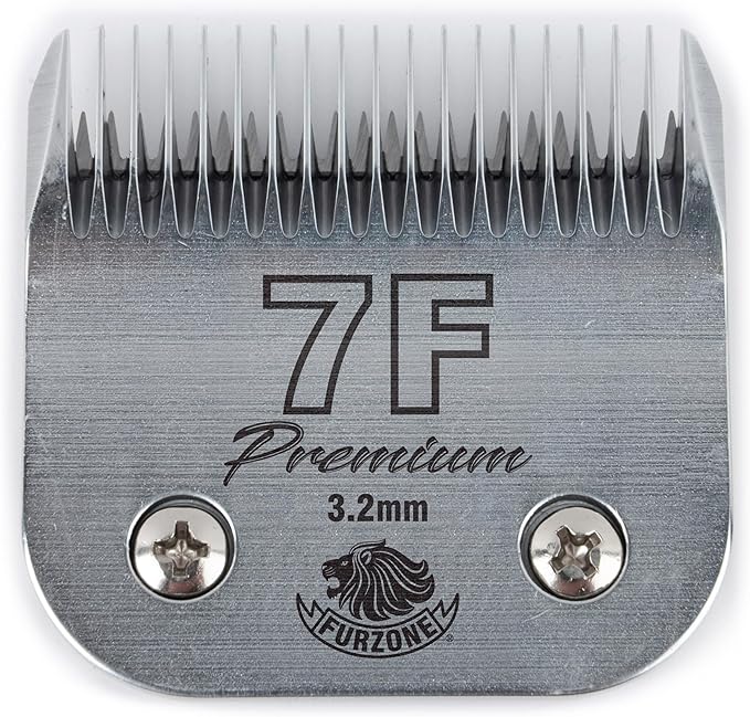 FURZONE Detachable Blade - Size 7F Blade 1/8", Made of Durable Japanese Steel, Compatible with Most Andis, Oster, Wahl A5 Clippers