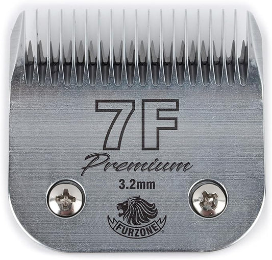 FURZONE Detachable Blade - Size 7F Blade 1/8", Made of Durable Japanese Steel, Compatible with Most Andis, Oster, Wahl A5 Clippers