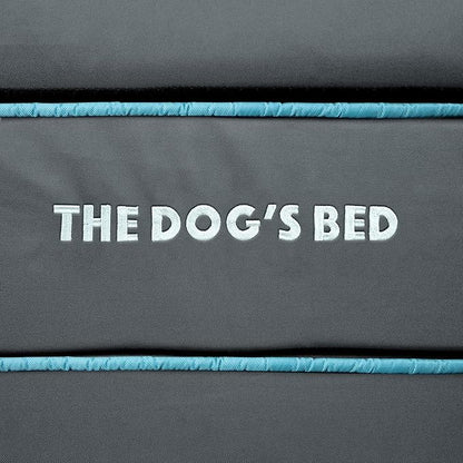 The Dog’s Bed Orthopedic Headrest Dog Bed XXXL Grey/Blue, Memory Foam, Pain Relief for Arthritis, Hip & Elbow Dysplasia, Post Surgery, Lameness, Waterproof Washable Cover, Veterinary Approved