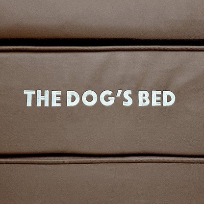 The Dog’s Bed Orthopedic Memory Foam Dog Bed, XXXL 6Inch Brown with Brown Piping, Pain Relief for Arthritis, Hip & Elbow Dysplasia, Waterproof Washable Cover, Veterinary Approved